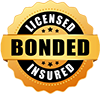 Fully bonded & insured logo