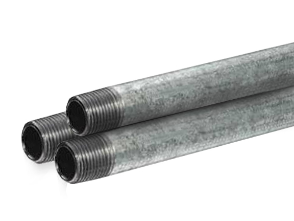 3 galvanized pipes