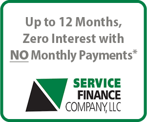 up to 12 months, zero interest with no monthly payments logo